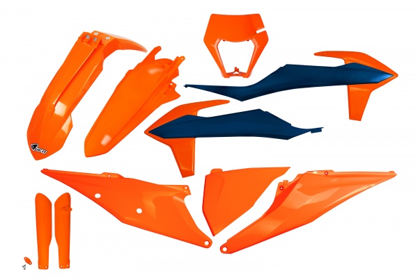 Full Plastic Kit OEM Color 22 for Ktm EXC 125 - EXC 150 - EXC 250 - EXC-F 250 - EXC 300 - EXC-F 350 - EXC-F 450 - EXC-F 500 ...
